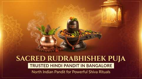 Rudrabhishek puja in Bangalore with Namo Hindi Puja - Best Hindi Pandit