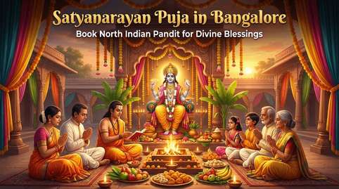 Satyanarayan puja in Bangalore with Namo Hindi Puja - Best Hindi Pandit